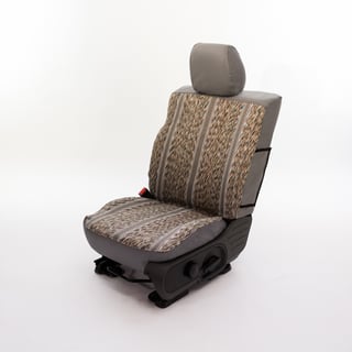 Grey Custom Truck Saddle Blanket Seat Covers